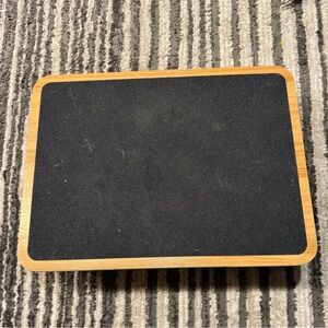 Bamboo and Black Laptop Stand